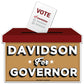 24"x24'' Custom Ballot Box Shaped Political Yard Sign